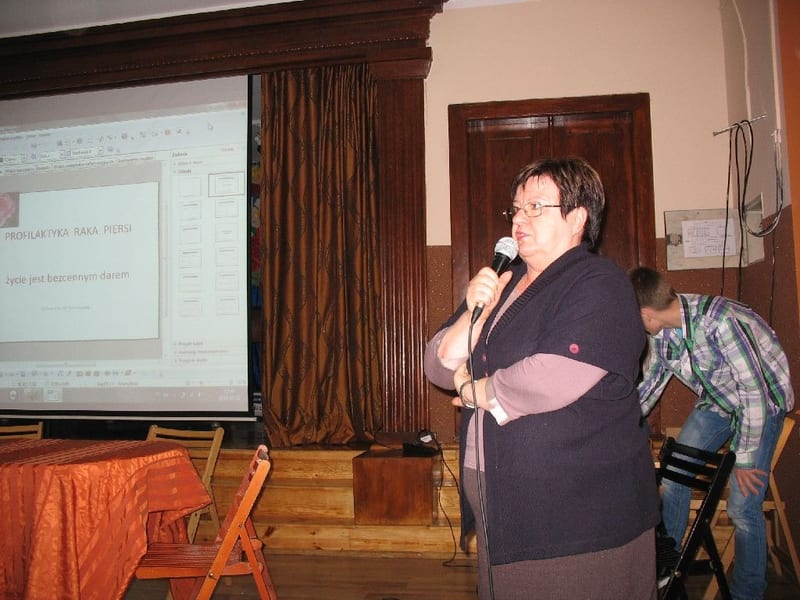 22.10.2012 r. Spotkanie z młodzieżą w Liceum Ogólnokształcącym im. Stanisława Staszica